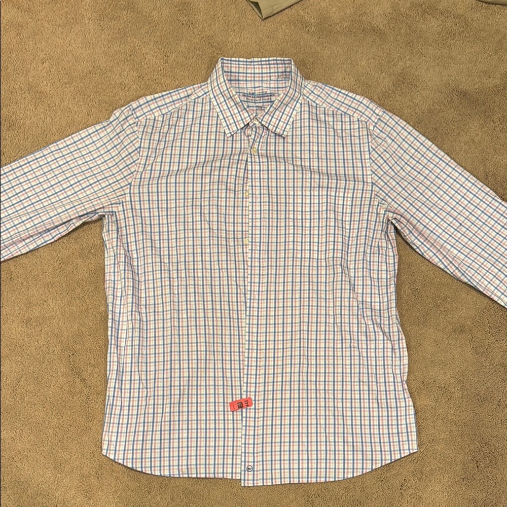Men's Vineyard Vines Multicolor Checkered Shirt